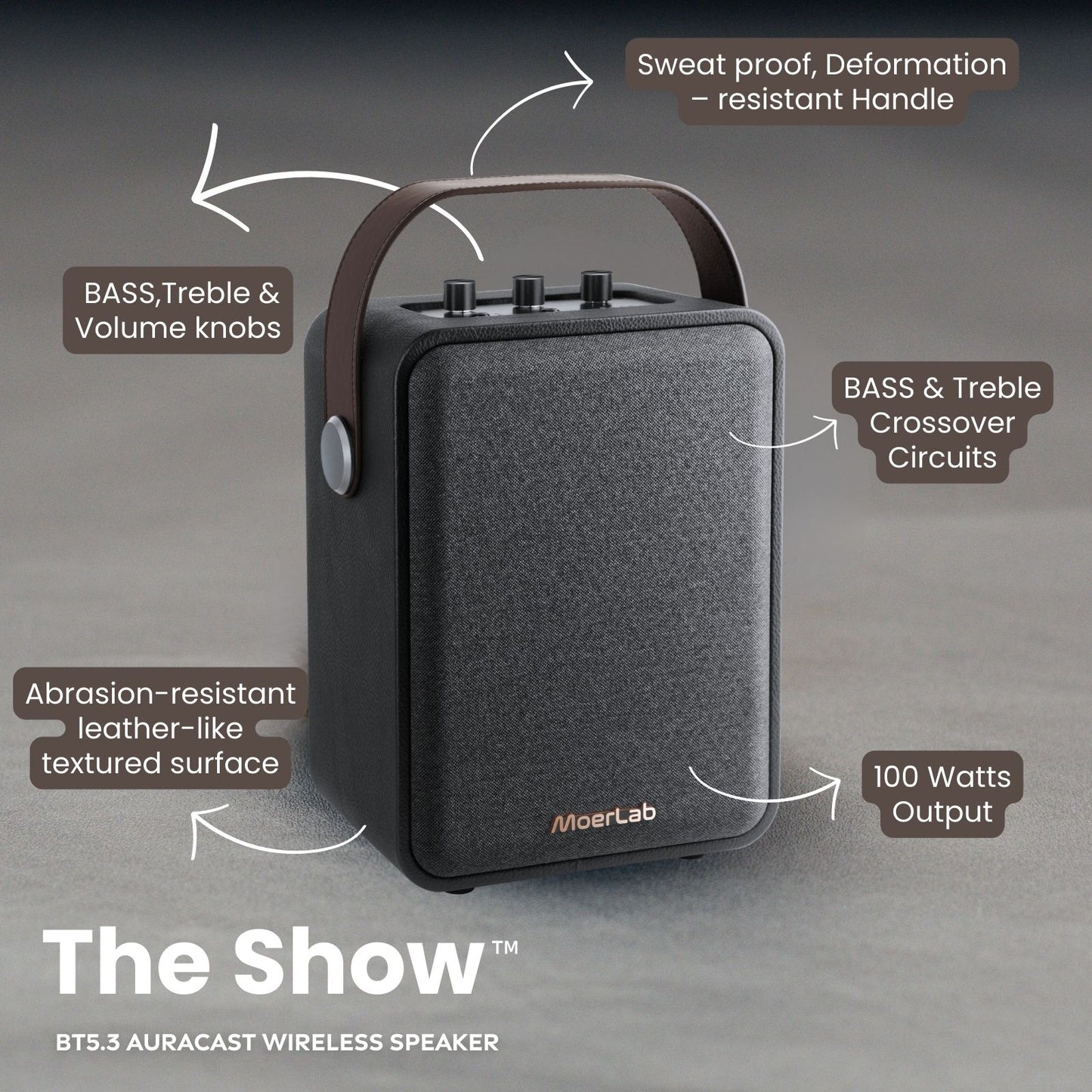 The Show™ Bluetooth Auracast Wireless Speaker