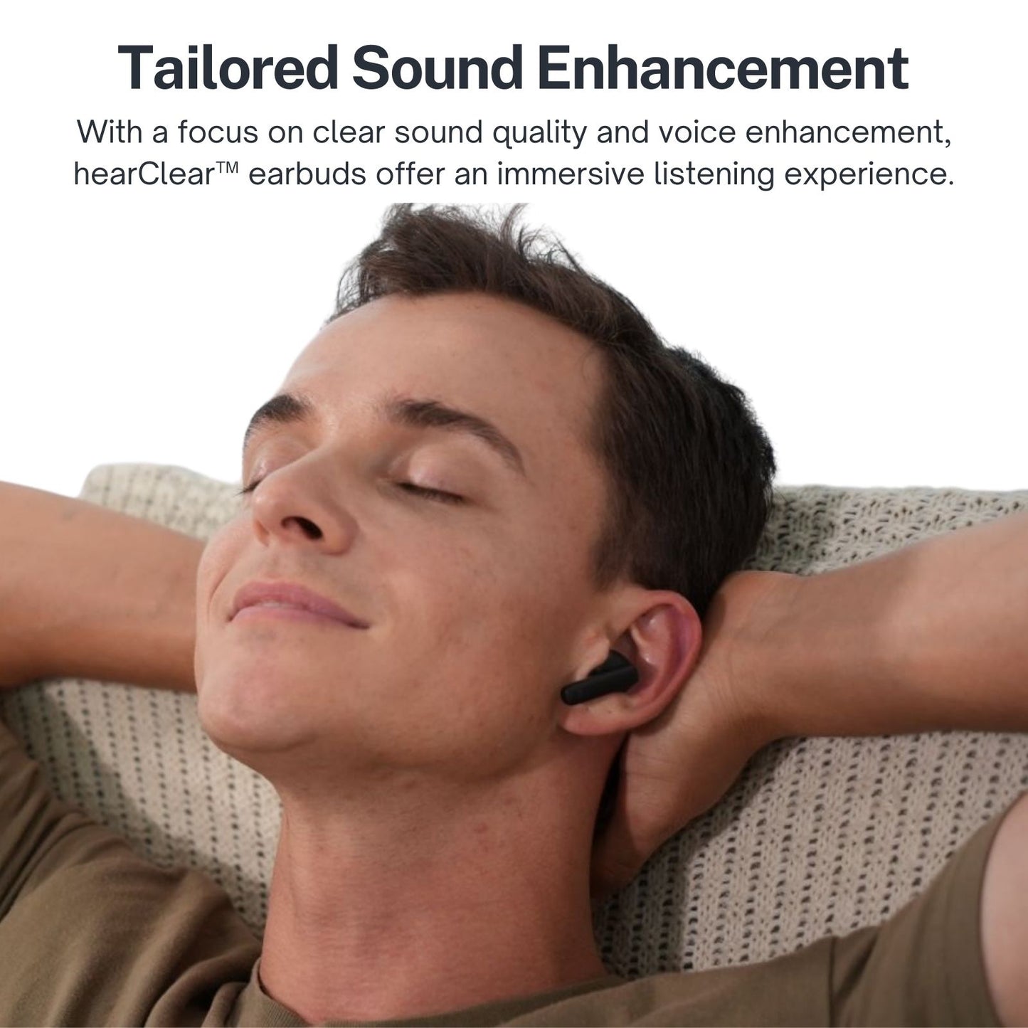 hearClear™ Bluetooth Auracast Wireless Earbuds